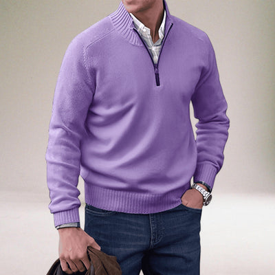 Mario™ | Der elegante Pullover mit Reißverschluss